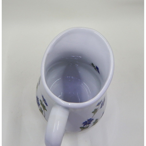 Cordon Bleu BIA Small Pitcher Creamer Hand Decorated Blue Cornflowers - Picture 6 of 10
